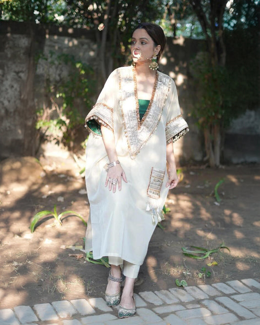 Silver Gold Kaftan