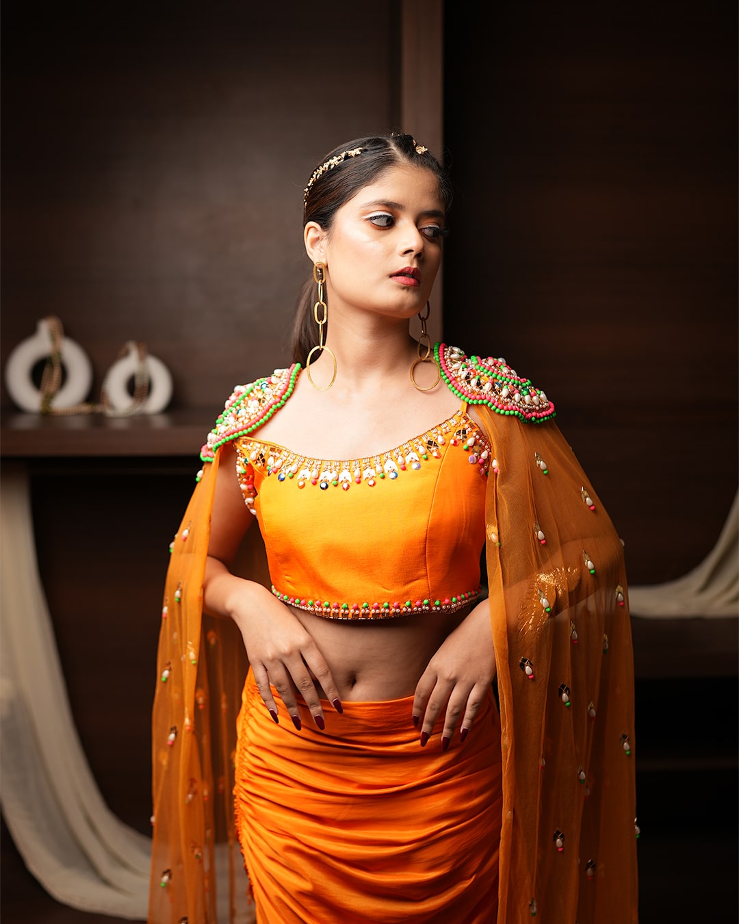 Zeya in Orange