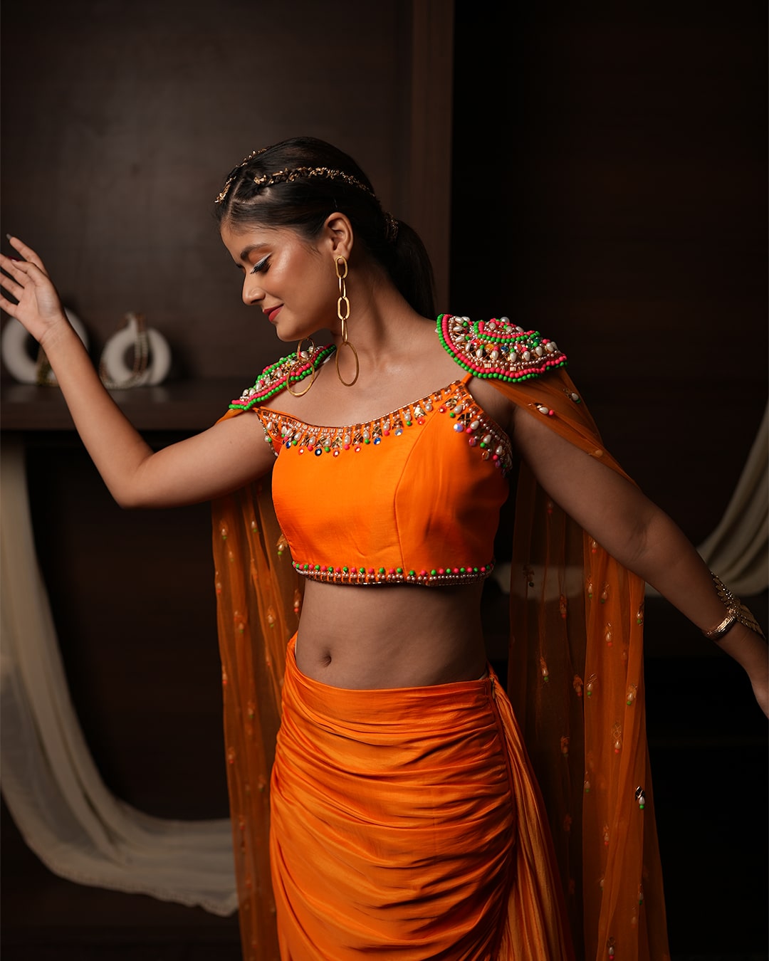 Zeya in Orange